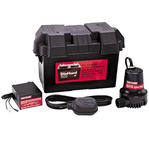 New Craftsman Battery Back Up Backup Sump Pump Sumppump 30706