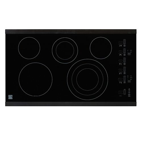 kenmore elite black 36 5 burner electric cooktop model 44379